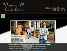 Tablet Screenshot of mudanzascostabrava.com